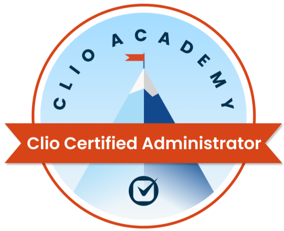 Clio Academy Certified Administrator